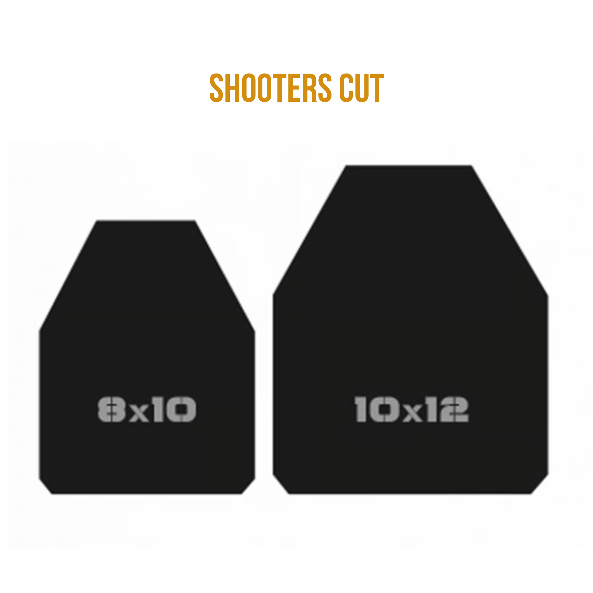 Hesco 3404 Level III Rifle Plate - Shooters Cut, 8x10
