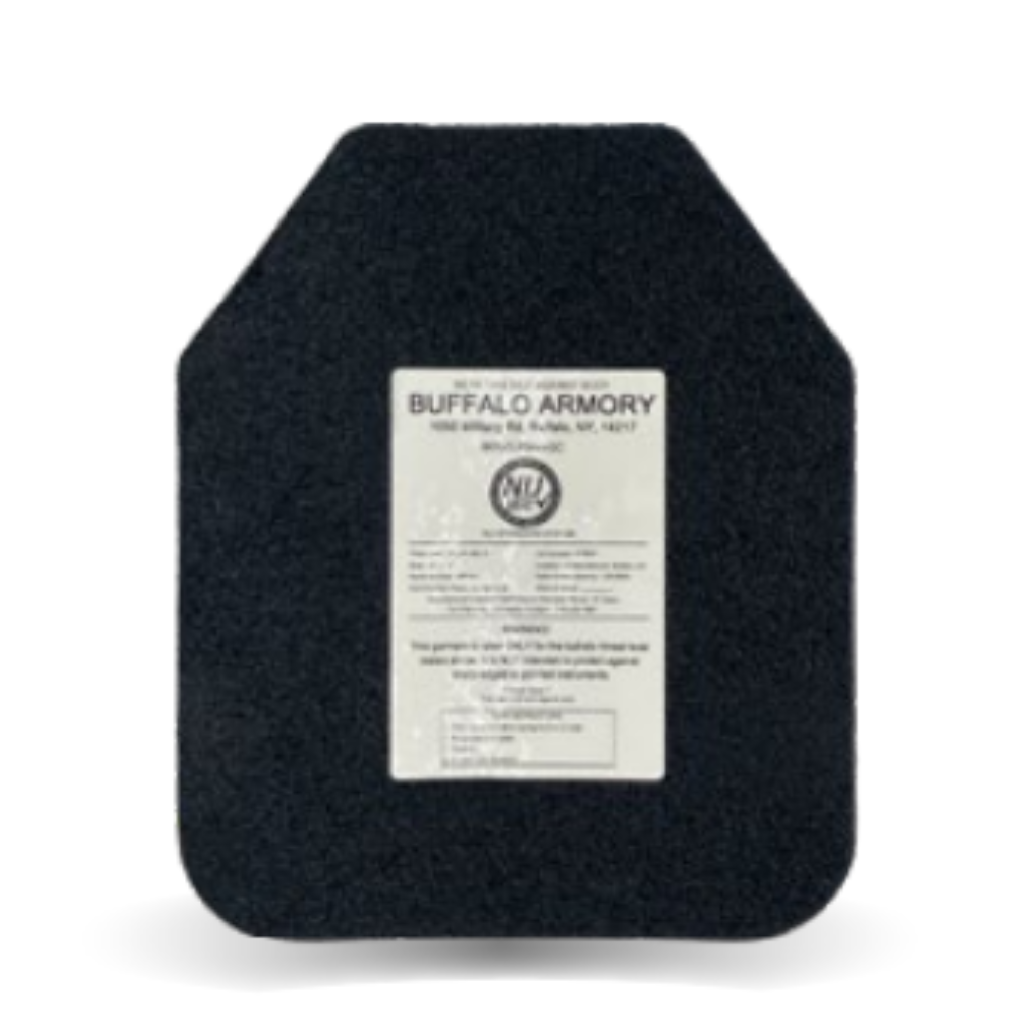 Buffalo Armory Game Changer Level III+ Rifle Plate - Shooters Cut, 10x12